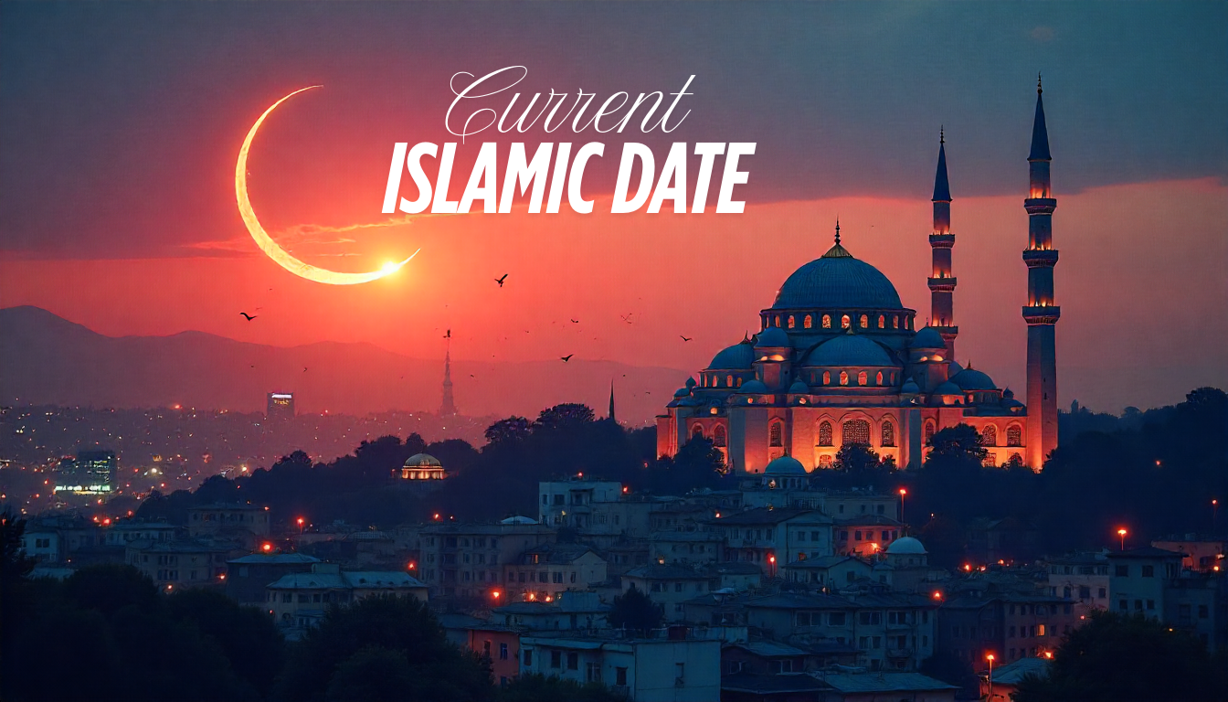 Current Islamic date today: 11 Rabi ul Awwal 1447 AH. Get accurate Chand ki tarikh today, Islamic calendar info & lunar dates.