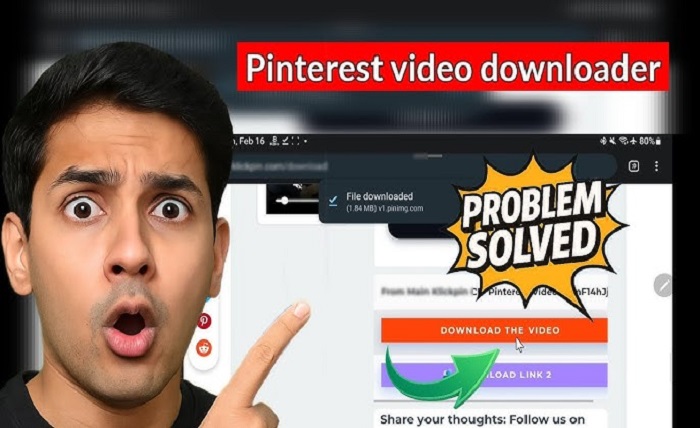 pinterest video download by link