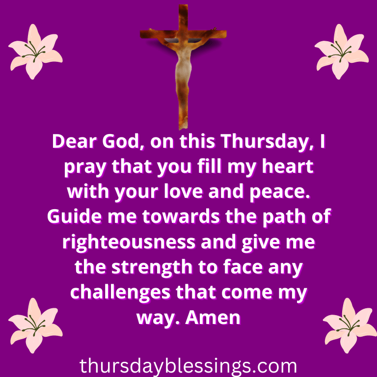 Thursday Blessings and Prayers