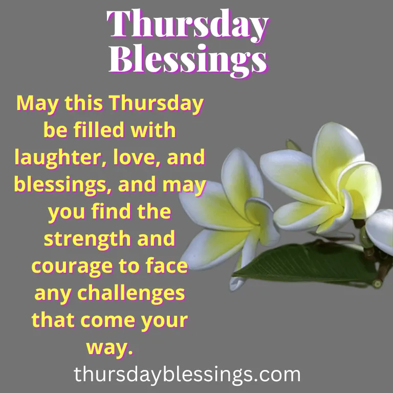 Thursday Blessings Images