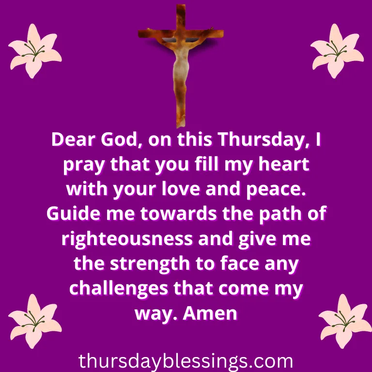 Thursday Blessings and Prayers