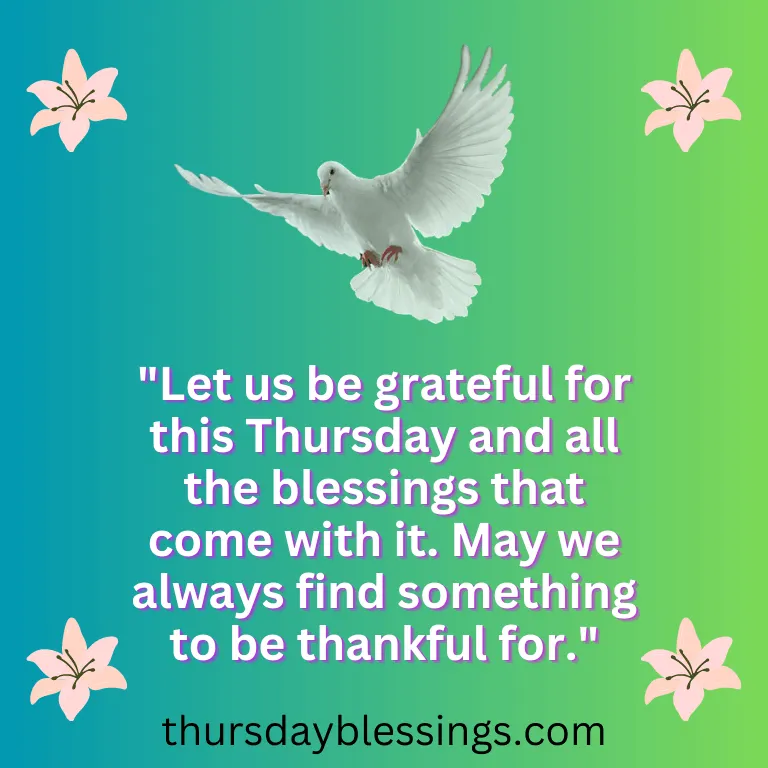 Thursday Blessings Images and Quotes